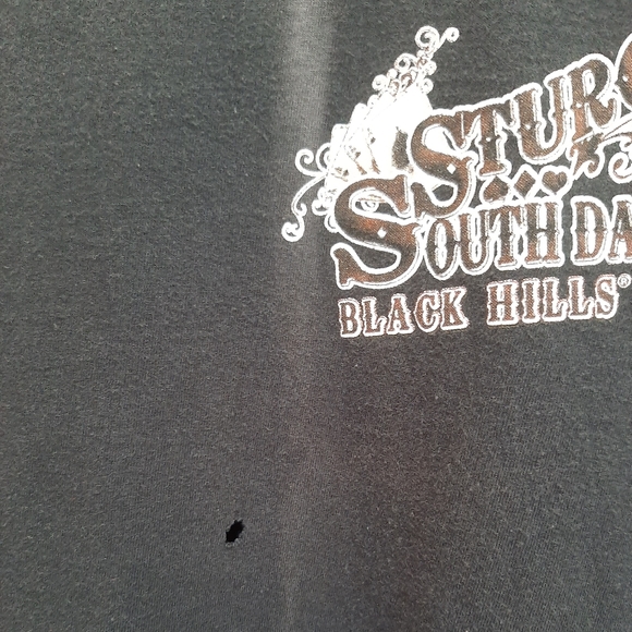 Harley Davidson tee Sturgis South Dakota Black Hills Rally t shirt size 3XL - Picture 5 of 5